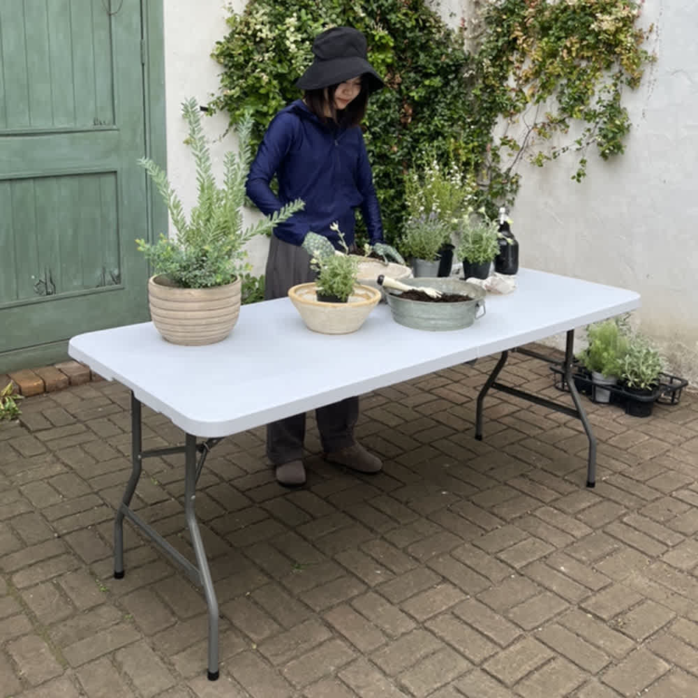 折りたたみ作業台シリーズ ホワイトテーブル180 通販 - ディノス