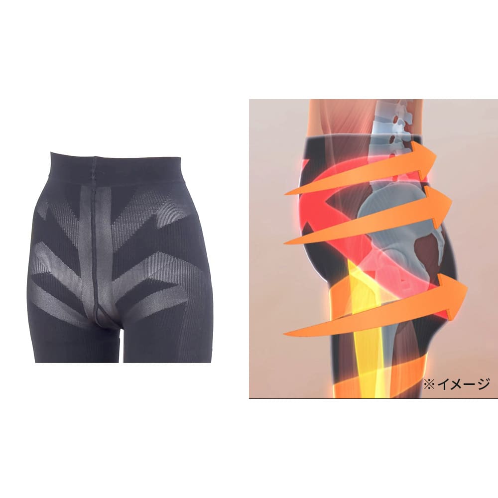 樫木裕実がたどり着いた どんどん動ける エアリースパッツ 同色・同