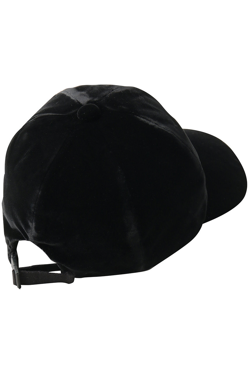LUDLOW(ラドロー)｜Cap(velvet)/ブラック の通販｜ELLESHOP・(エル