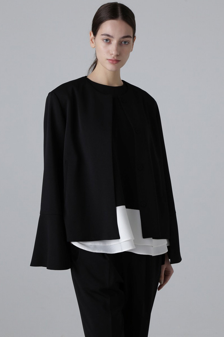 ADORE(アドーア)｜◇ドライミドルジョーゼットジャケット/ブラック の