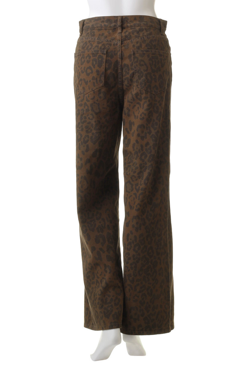 MAISON SPECIAL(メゾンスペシャル)｜Leopard Wide Straight Pants