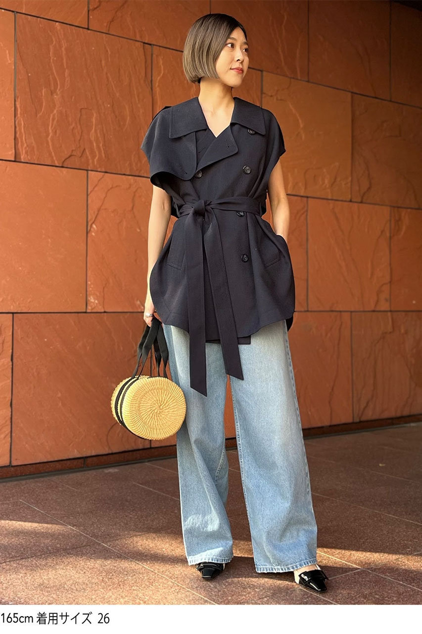 STUNNING LURE(スタニングルアー)｜rワイドレッグデニム/ブルー の通販