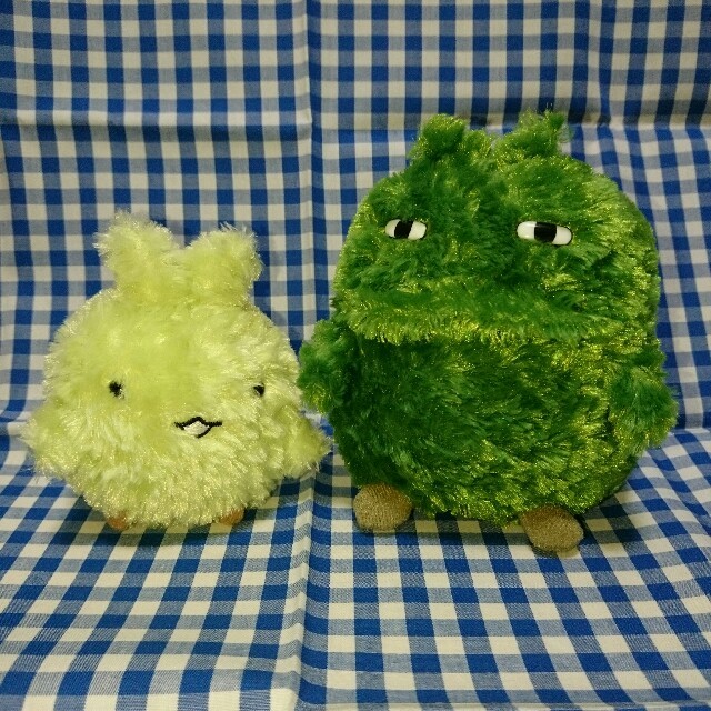 愛知万博◇モリゾー&キッコロぬいぐるみ、キューブストラップセット の