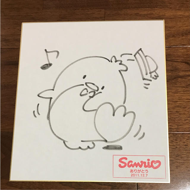 サンリオ - サンリオ タキシードサム 直筆 サイン 色紙の通販 by