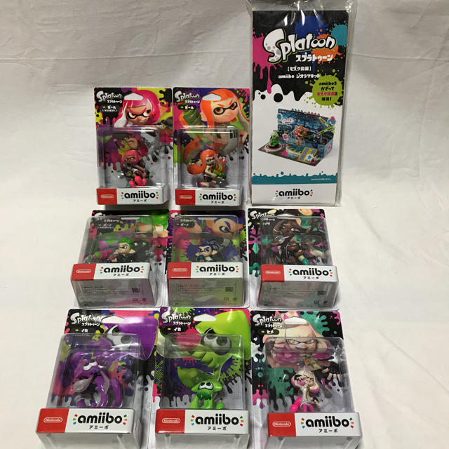 任天堂 - amiibo スプラトゥーン 9点セット(バラ売り不可)の通販 by