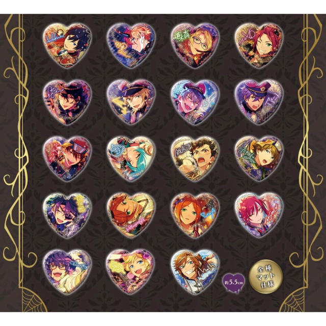 新品☆あんスタ☆2wink【葵ゆうた】とるパカ☆ハート型缶バッジ☆Vol.6