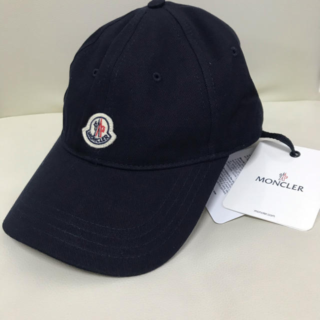 MONCLER - 新作 モンクレールキッズ キャップ Lサイズ ネイビーの通販