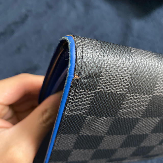 LOUIS VUITTON - ルイ・ヴィトン LOUISVUITTON 財布 ダミエ ブルー