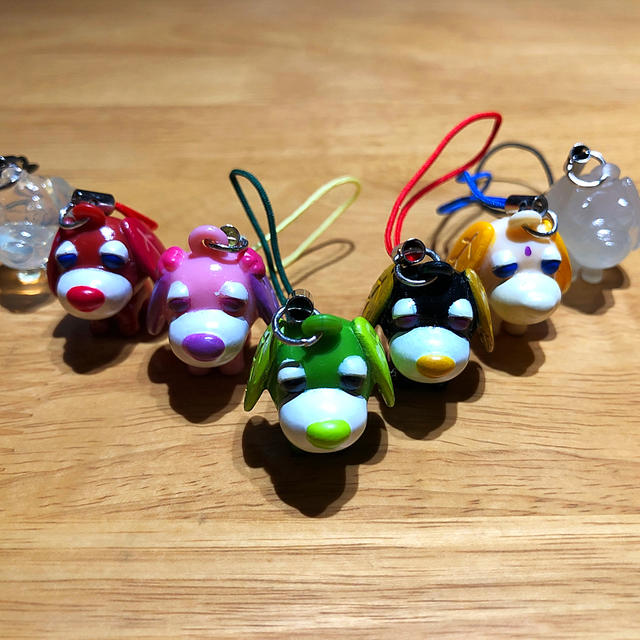 お茶犬ストラップ 7個の通販 by ハッピーヤッピーショップ｜ラクマ