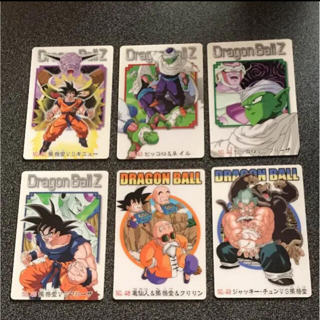 ドラゴンボール - ドラゴンボール Z プラカード 6枚 裏青 42〜49の通販