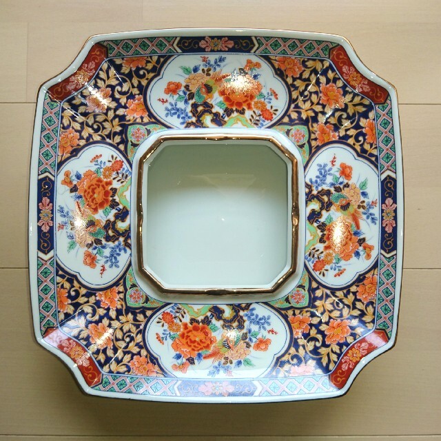 有田焼 大喜陶器 灰皿 古伊万里風 ビンテージ アンティーク 昭和レトロ