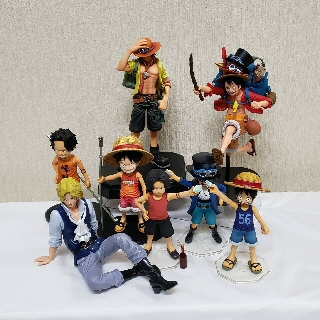 BANPRESTO - 68 ワンピース フィギュア 三兄弟 ルフィ エース サボ POP