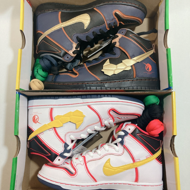 ガンダム UNICORN × BANSHEE Nike SBダンク 2足セット