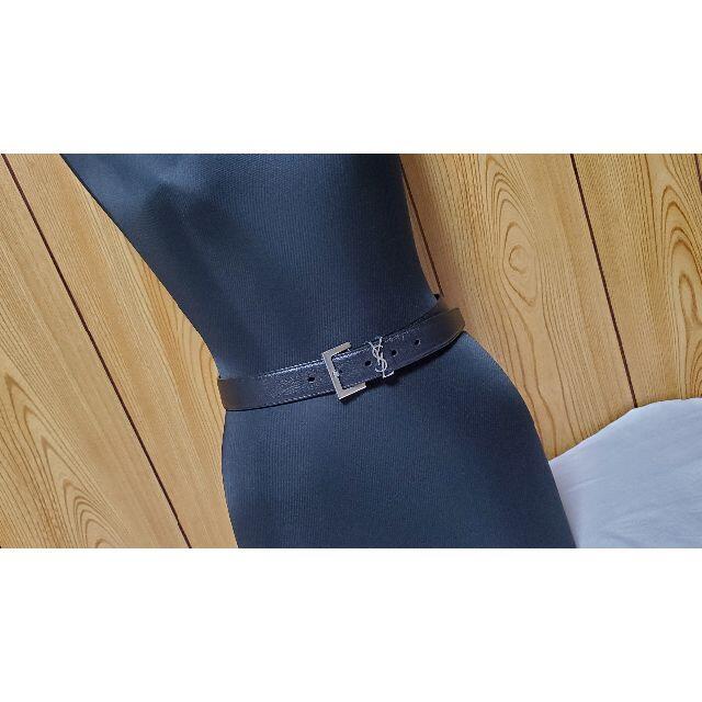 SAINT LAURENT - 正規 サンローランパリ YSLロゴ×スクエアバックル