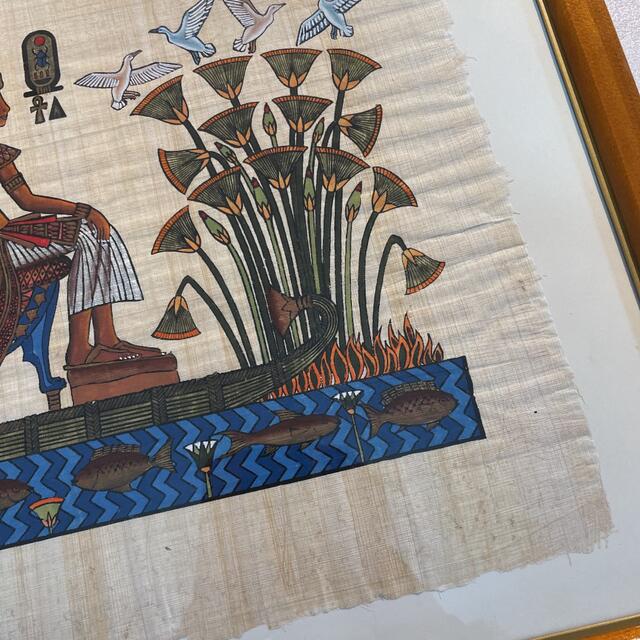 額縁付き】パピルス エジプト【壁掛け可能】の通販 by 大根's shop｜ラクマ