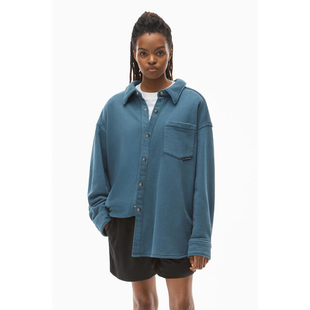 Alexander Wang - ALEXANDER WANG テリー ブルーシャツジャケット size