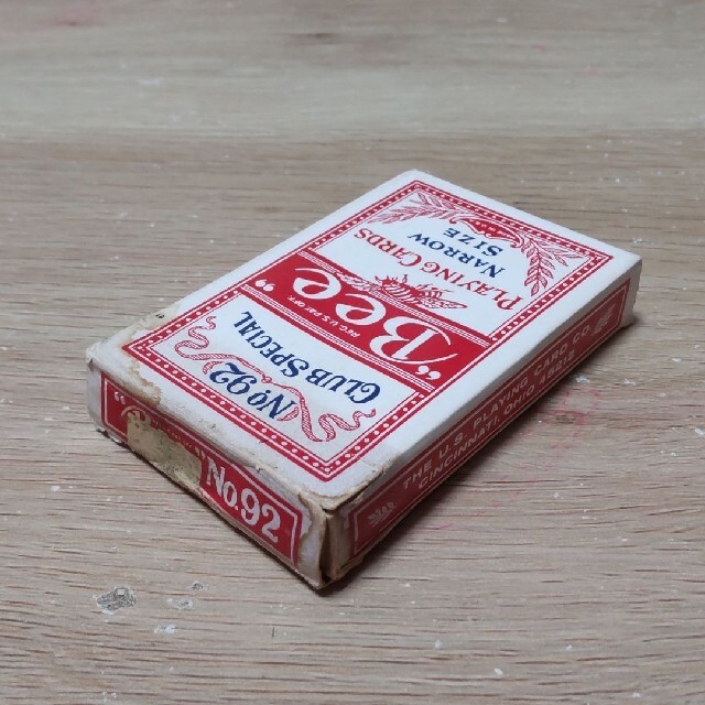 レトロトランプ Bee No.92 赤 USA ナローサイズ ヴィンテージの通販 by