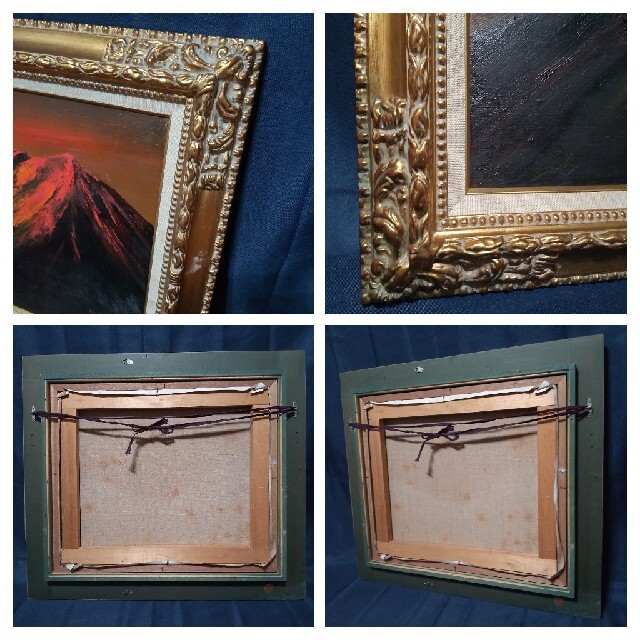 75 絵画 油彩 油絵 風景画 K.Nakayama作 M.FUJI 赤富士の通販 by