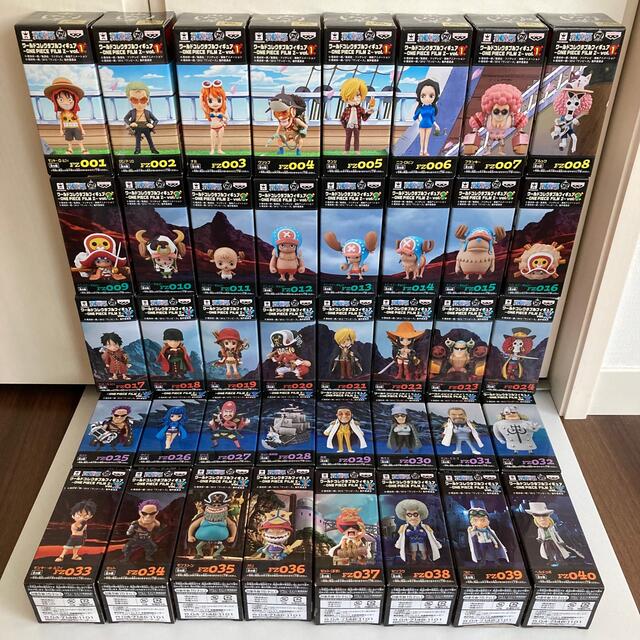 ワンピース フィギュア FILM Z ワーコレ vol.1-5 40体セット の通販 by