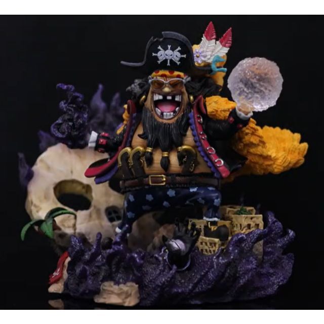 ワンピース 黒ひげ 黒髭 ガレージキット ワーコレサイズ フィギュアの