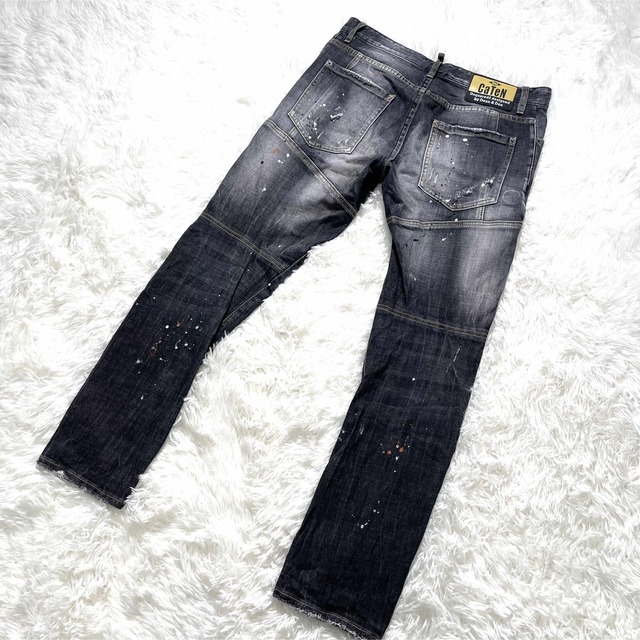 DSQUARED2 - DSQUARED2 ディースクエアード フロントジップ デニム 黒