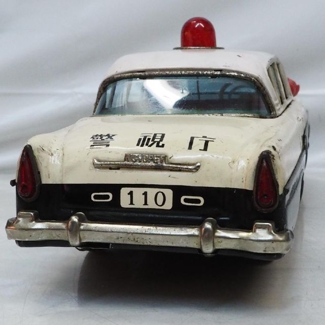 BANDAI - 萬代屋【トヨペット クラウン1900DXパトカー改造有】ブリキ