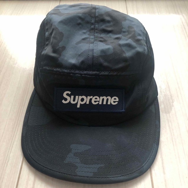 Supreme - 16SS Supreme Nylon Camo Camp Cap NAVYの通販 by sakusaku