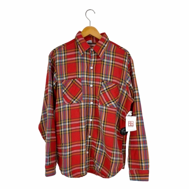 BIG MAC(ビッグマック) 70S 青単タグ チェックネルシャツ メンズの通販