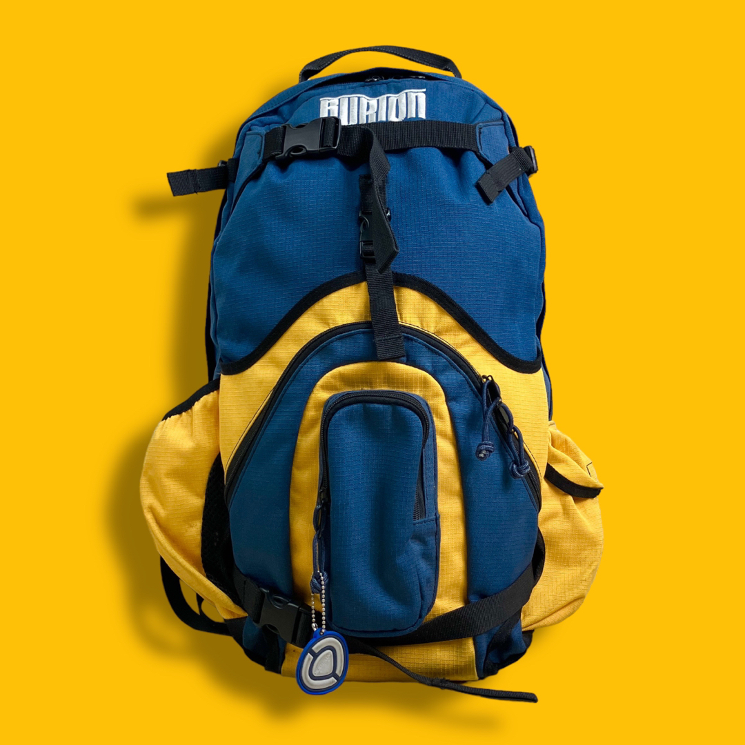 BURTON - 90s 00s Y2K BURTON スノーボードバックパック ツートン ギア