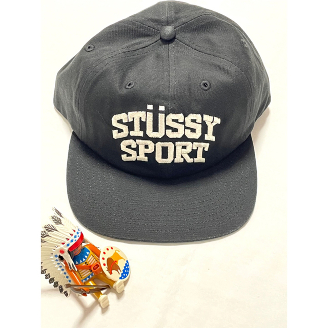 STUSSY - STUSSY SPORT CAP Blackの通販 by Macco's shop