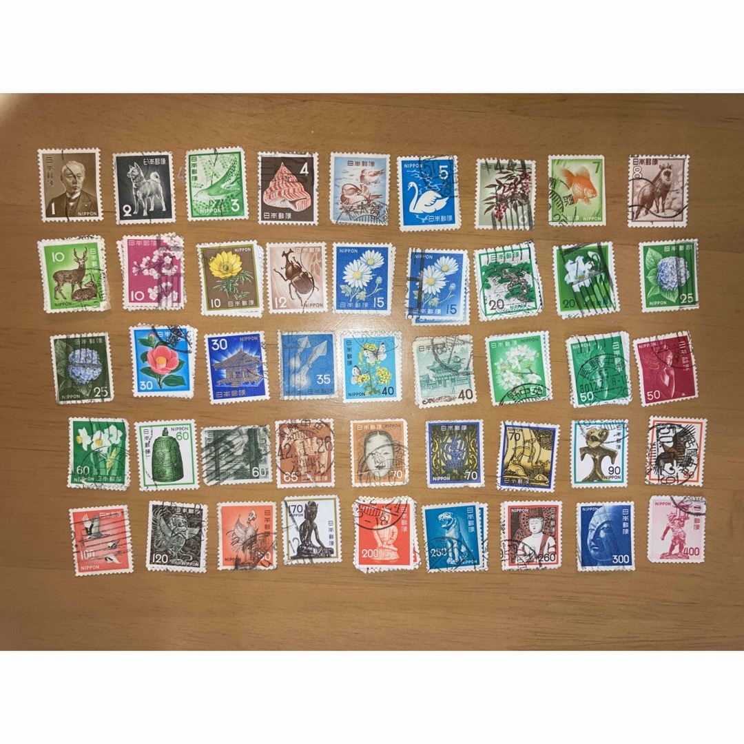 使用済切手（普通切手45種）の通販 by ラララララクマ's shop｜ラクマ