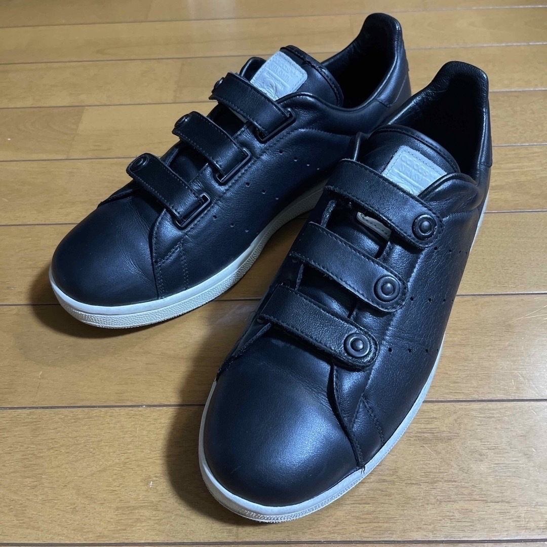 adidas - アディダス スタンスミス ベルクロ・金具留 28.5cm 黒の通販