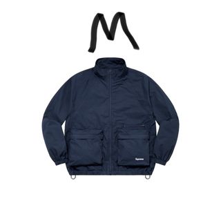 Supreme - Supreme Raglan Utility Jacket Mネイビーの通販 by かんた