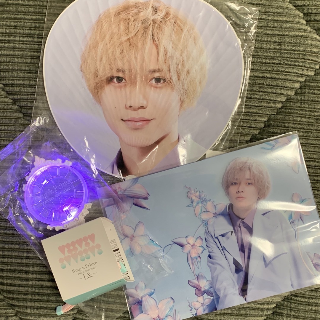 King & Prince - キンプリ 永瀬廉 うちわ クリアファイル ペンライトの