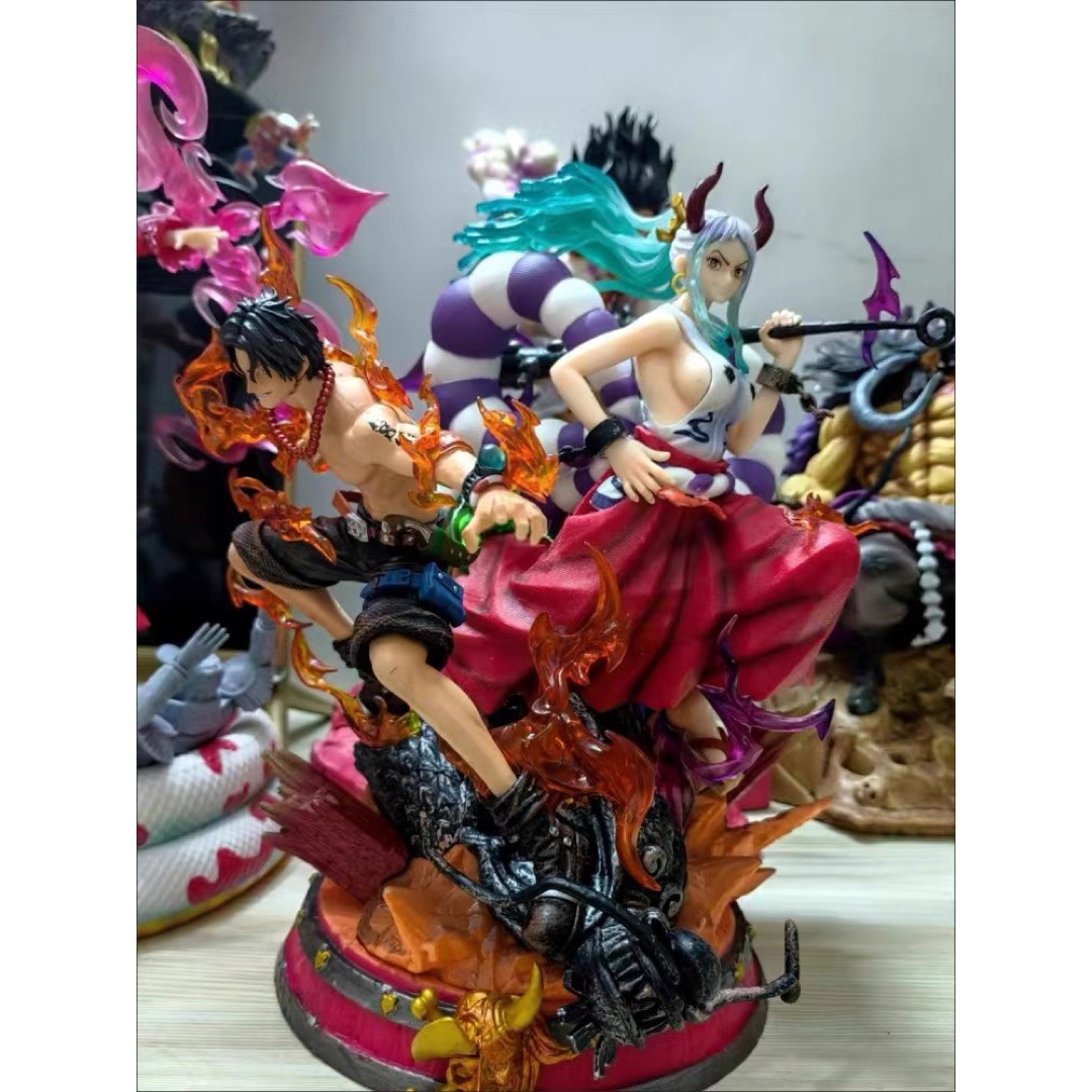 ワンピース 火拳のエース ヤマト フィギュア ガレージキット31cmの通販