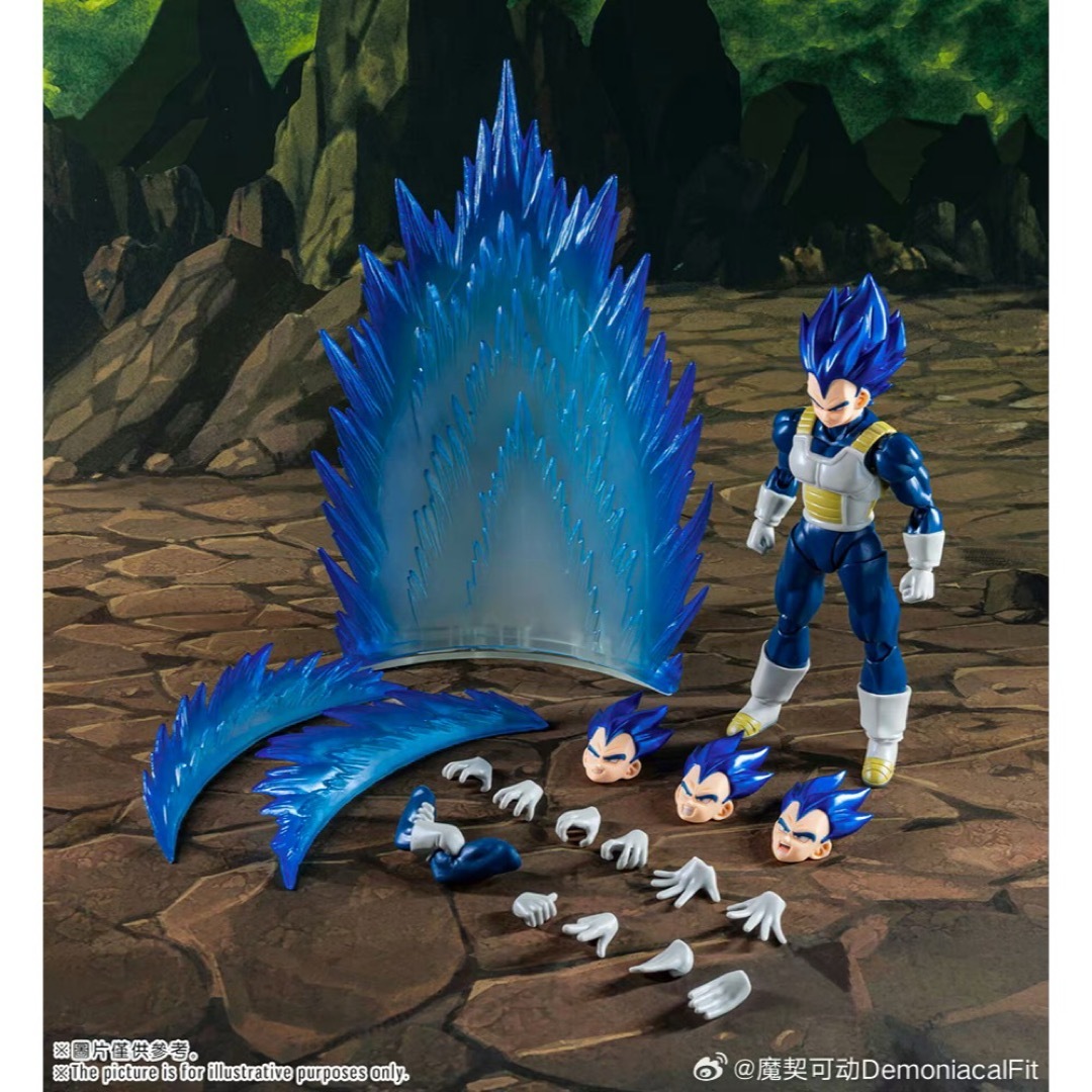 新品未開封 海外限定 S.H.Figuarts 超サイヤ人ブルー進化ベジータの
