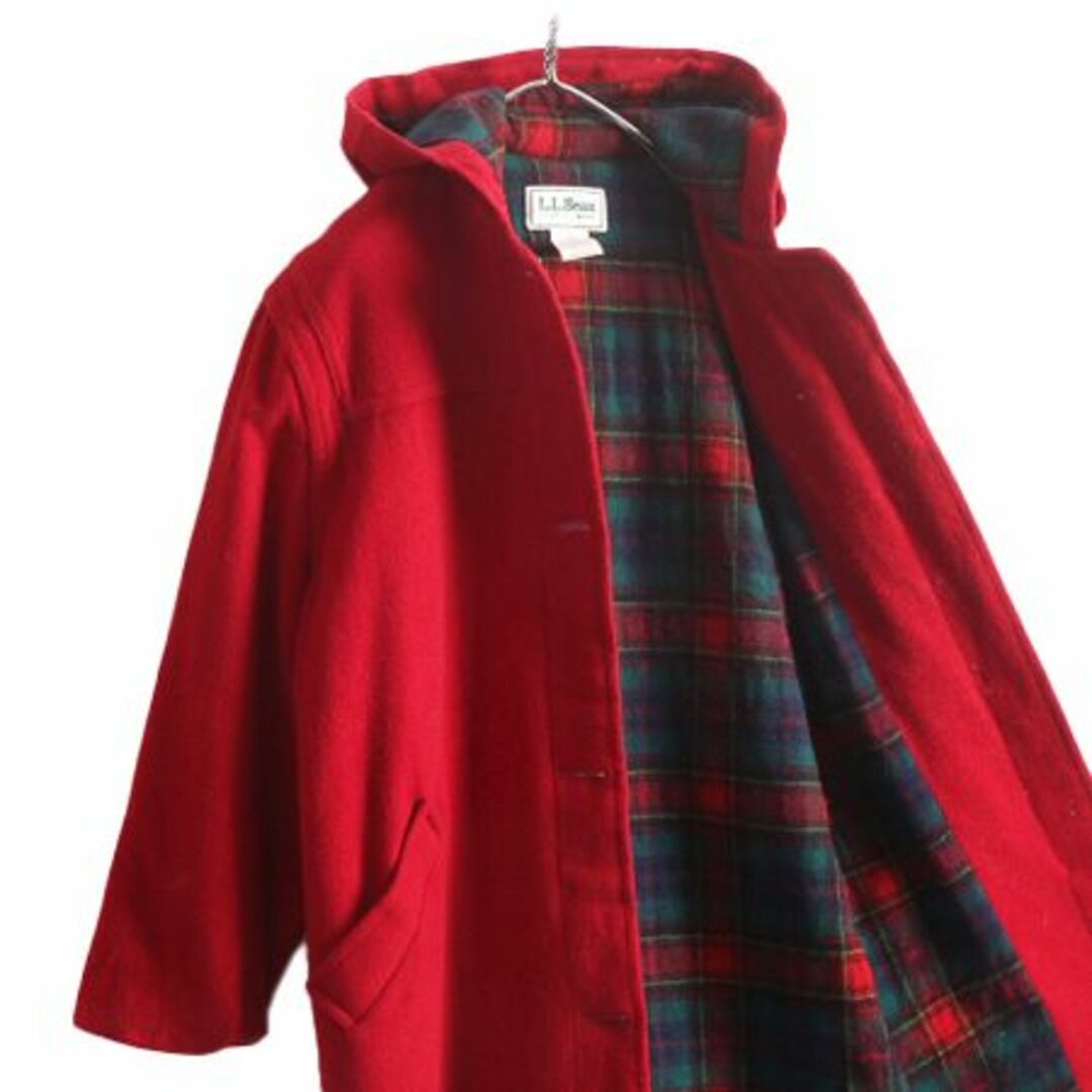 L.L.Bean - 90s USA製 エルエルビーン ダッフル コート レディース L