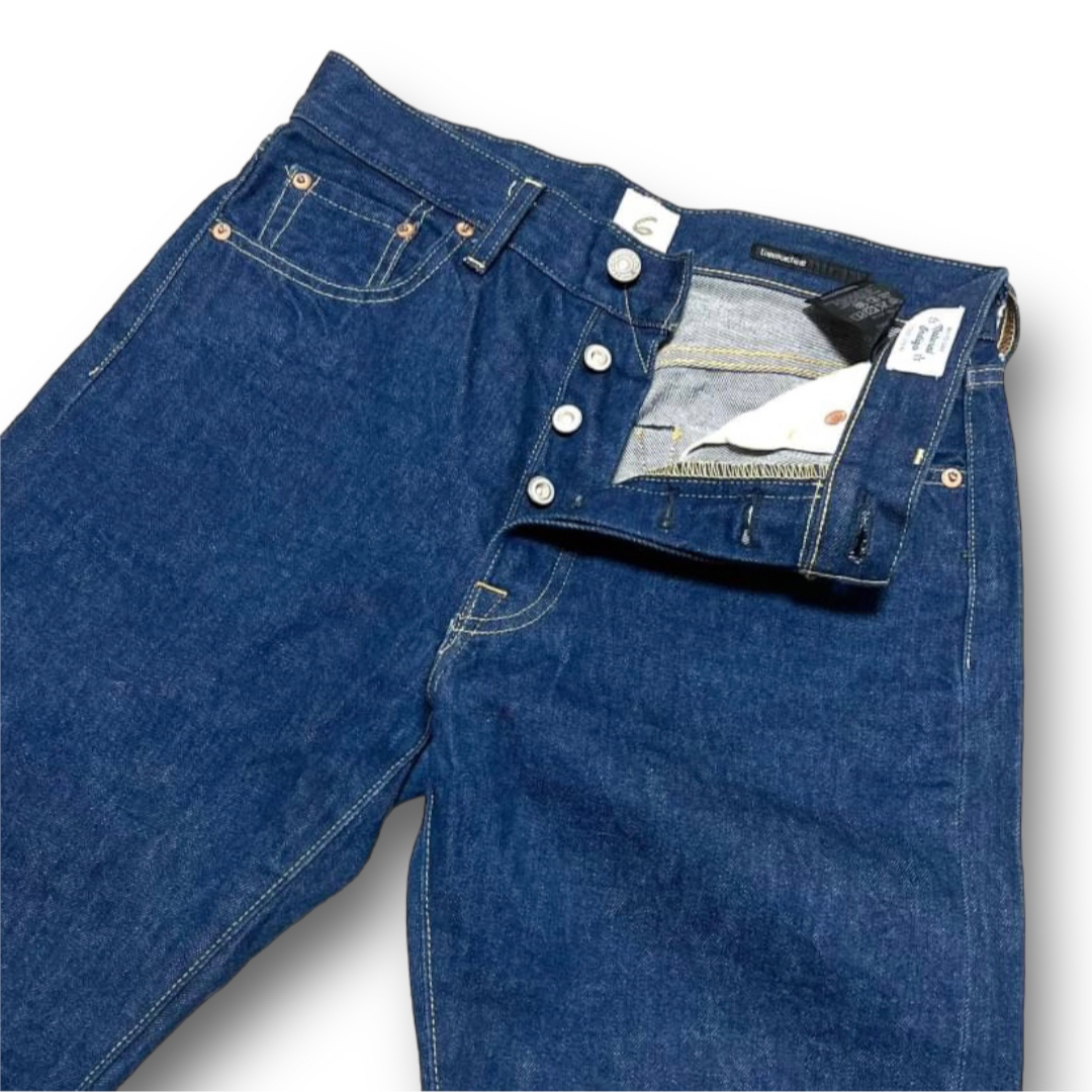 6 (ROKU) - 6(ROKU) timemachine ハイウエストデニム W27の通販 by