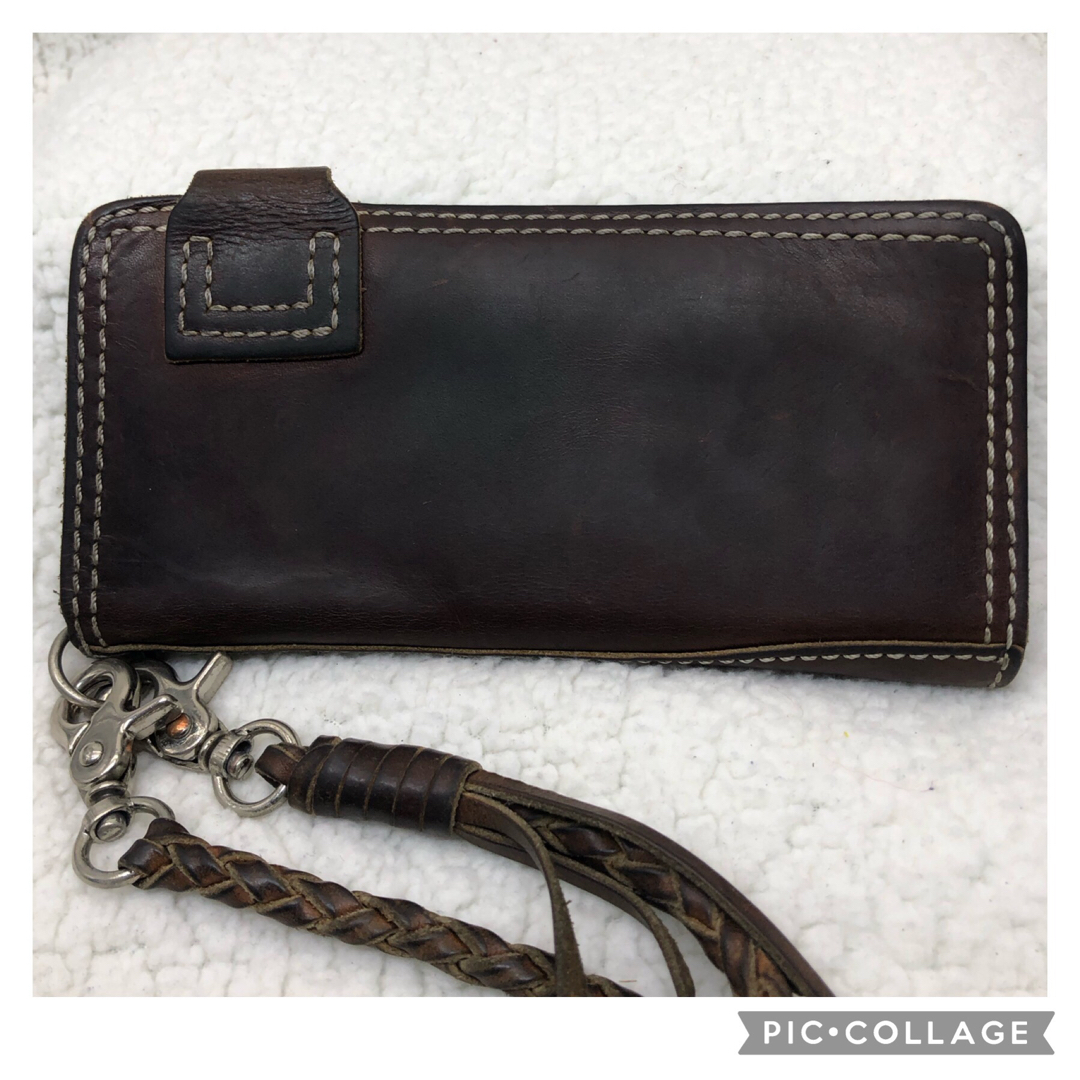 REDWING - RED WINGレッドウィング レザー長財布 レザーチェーン付きの