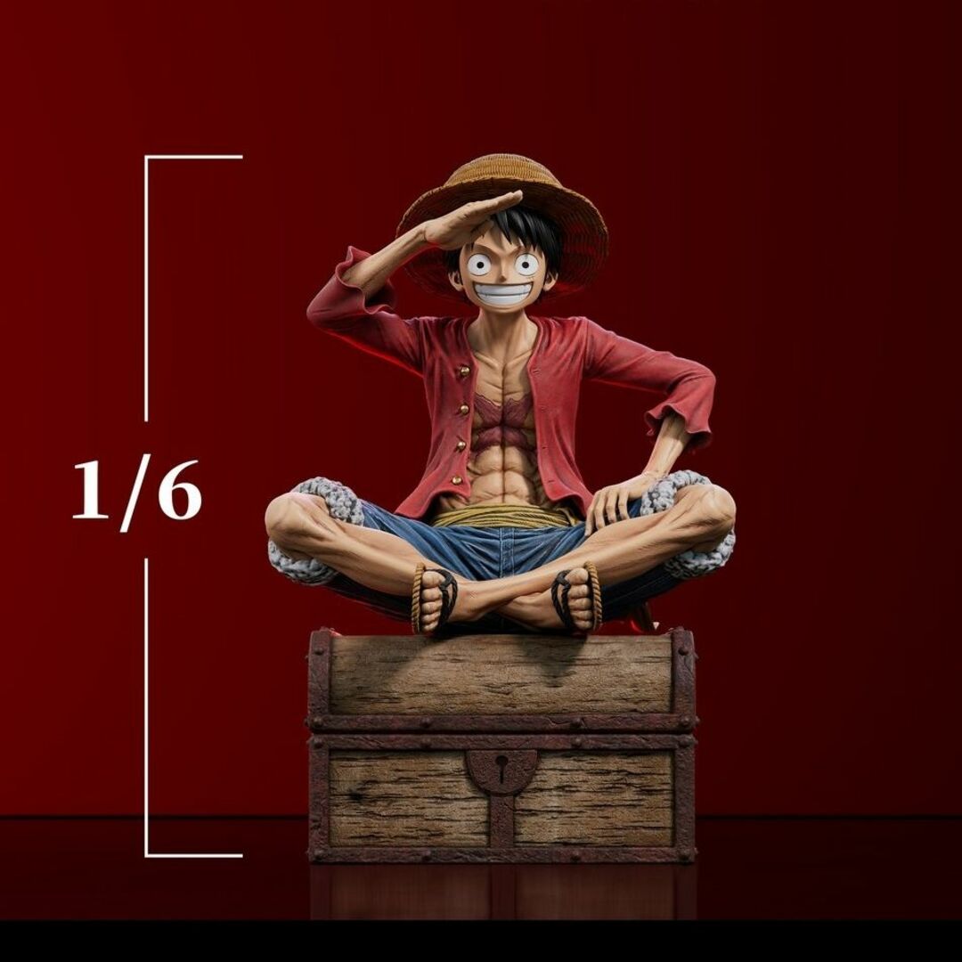 ワンピース ルフィ フィギュア ガレージキット 1/6スケール 豪華版の
