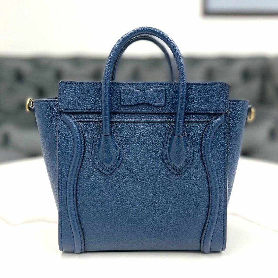 CELINE - 美品☆ セリーヌ ラゲージ ナノ ネイビー レザー 2way 2020年
