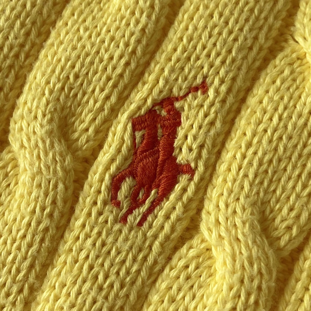 Ralph Lauren - ポロ ラルフローレン ロゴ刺繍 コットン ケーブル