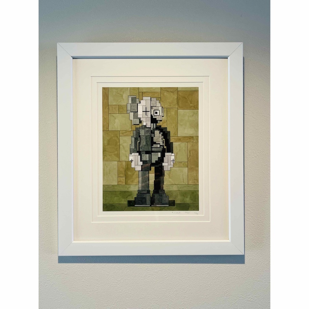 アダムリスター 版画 限定50 KAWS モデル シルクスクリーン 限定25