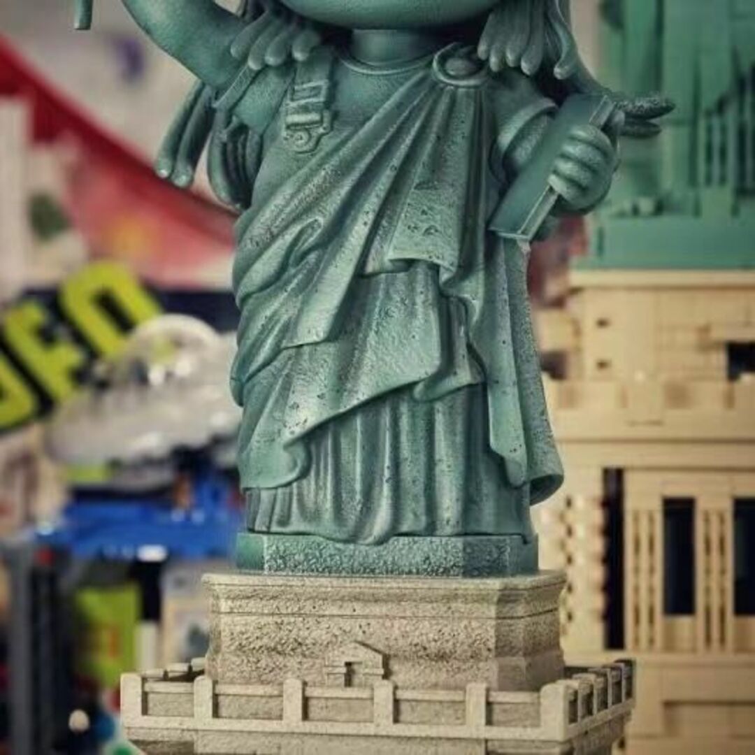 Dr.スランプ アラレちゃん ガレージキット 自由の女神像 フィギュアの