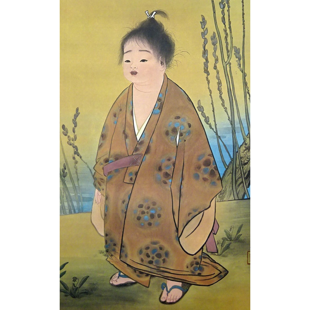 模写⁄横山大観⁄富士山之図⁄富士山水図⁄横物⁄大幅⁄布袋屋掛軸HI-658