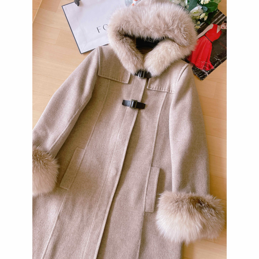 FOXEY - 極美品！FOXEY52万円カシミアファーコート 40 Rene foxeyの