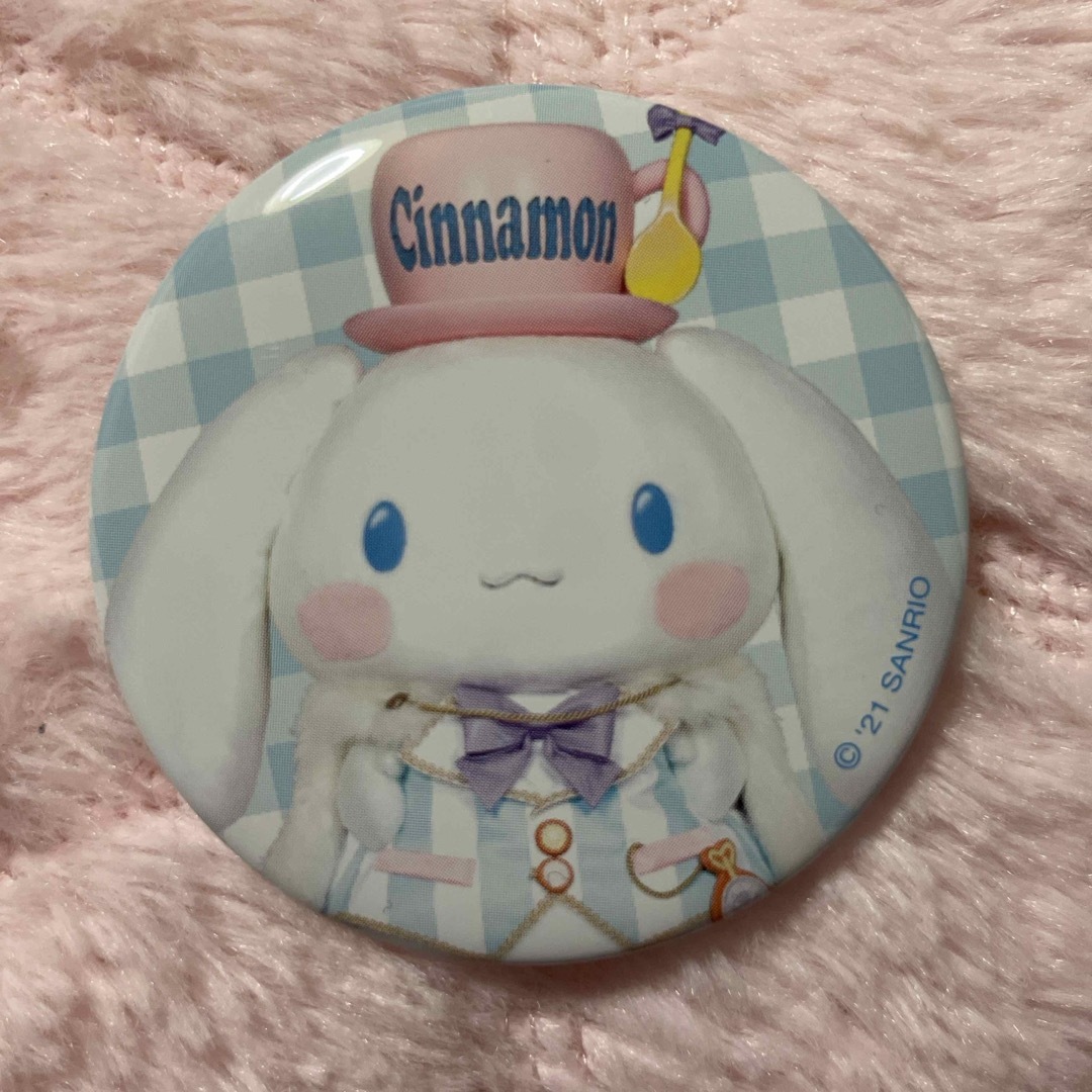 サンリオピューロランド ライブキャラクター 缶バッジ シナモン