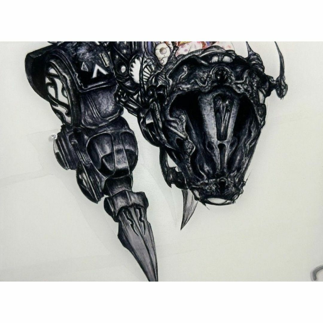 天野喜孝 ジュエルメタル ティナ FF 6 オリジナル 絵 絵画 サイン 直筆