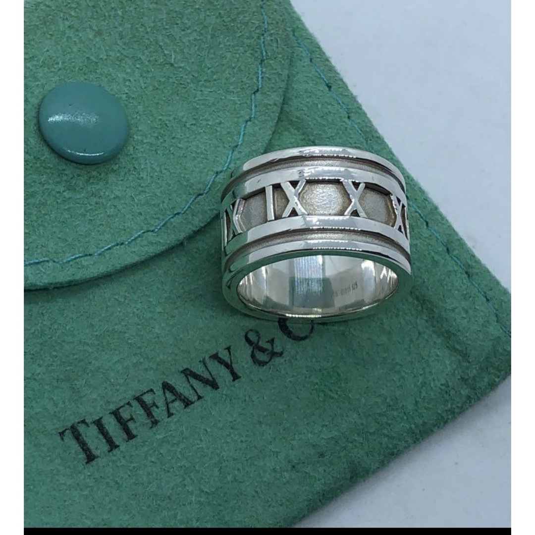 ティファニー アトラス ワイド 指輪 リング 10号 研磨仕上済美品 925