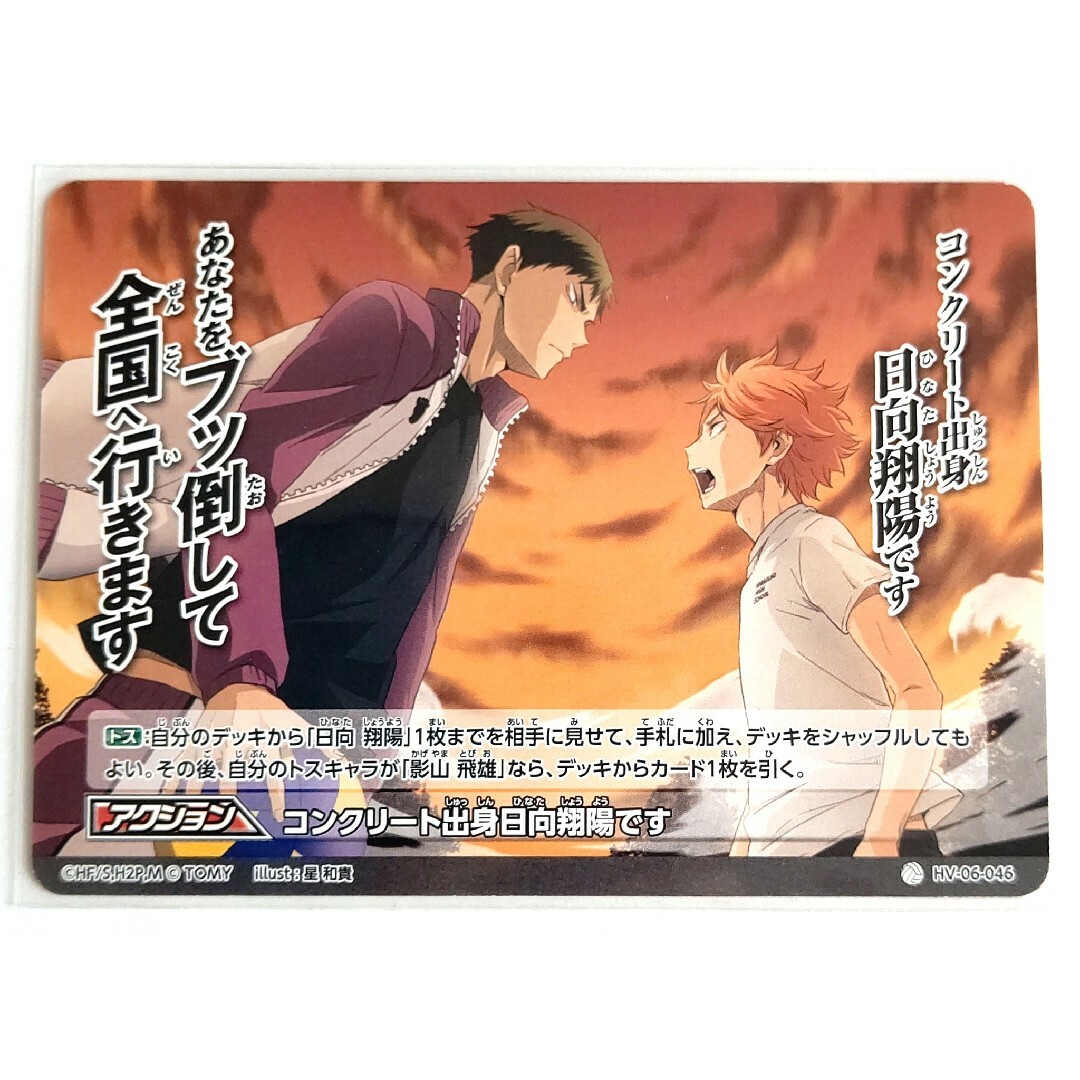 06-46 ハイキュー バボカ 6 牛島若利 日向翔陽 カードの通販 by 心彩堂
